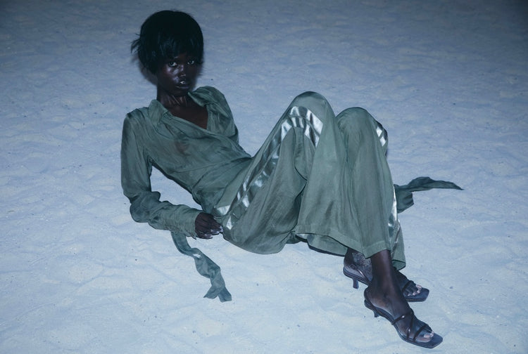 Romeo sage trousers