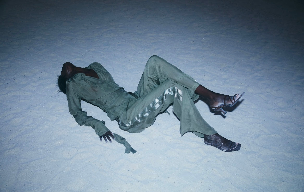 Romeo sage trousers