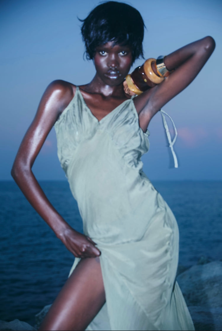Sage dress