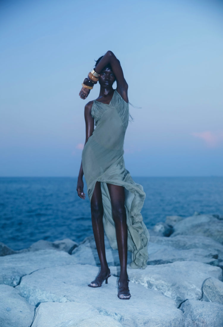 Sage dress