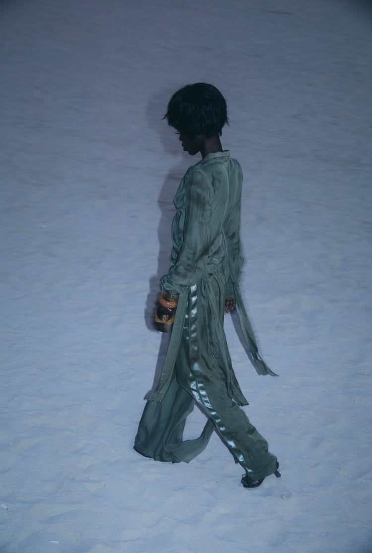 Romeo sage trousers