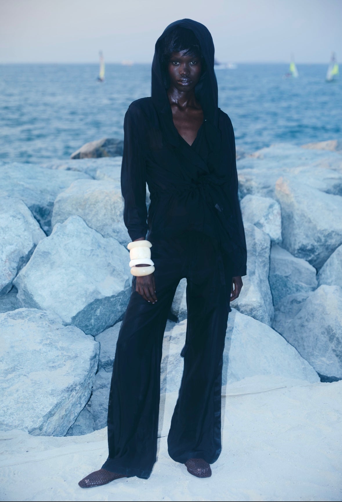 Romeo black trousers