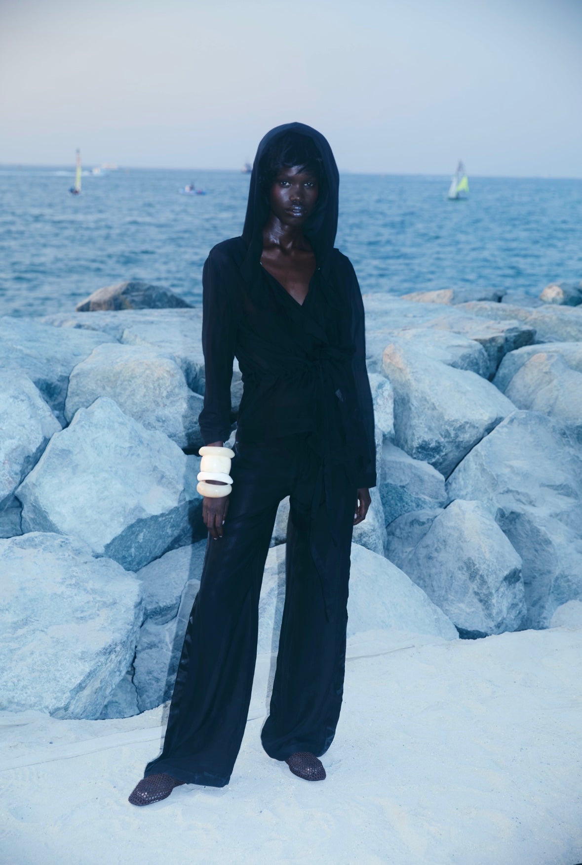 Romeo black trousers