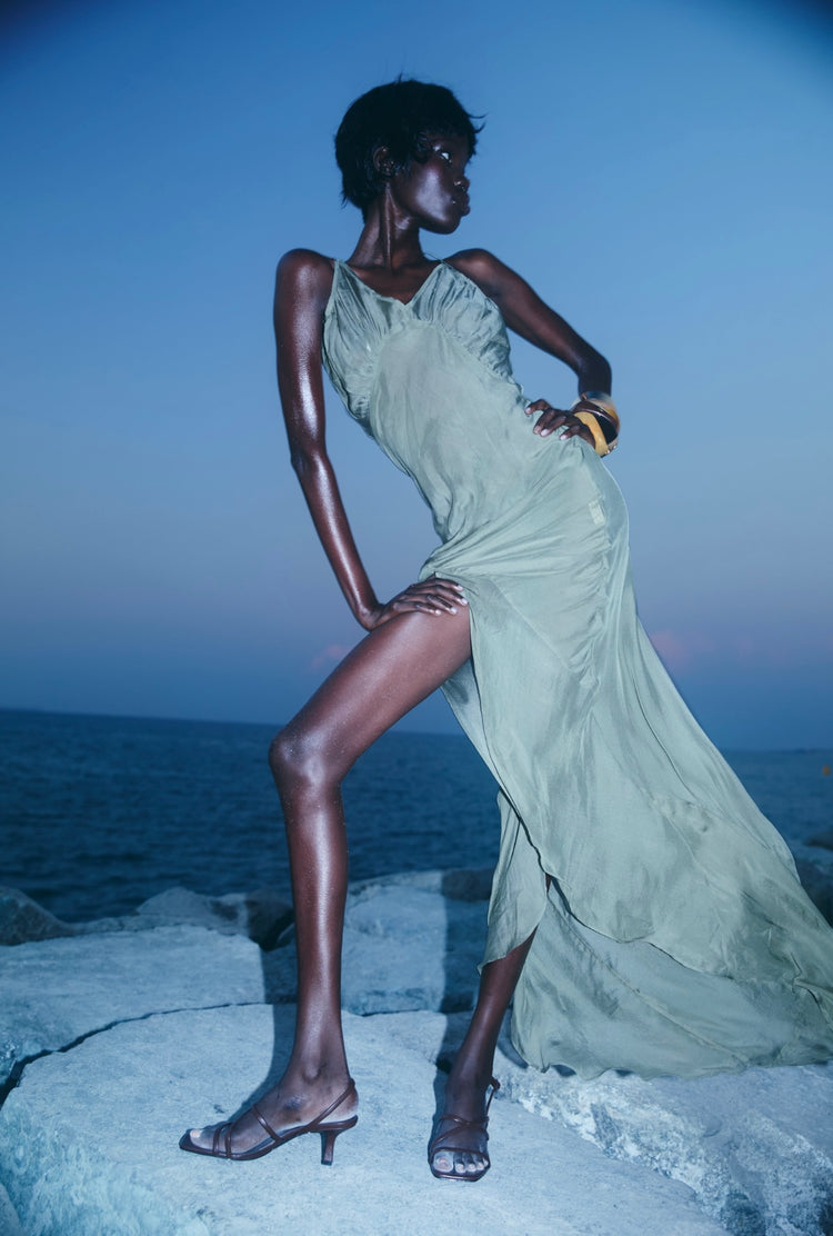 Sage dress
