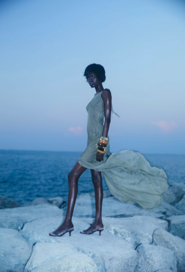 Sage dress