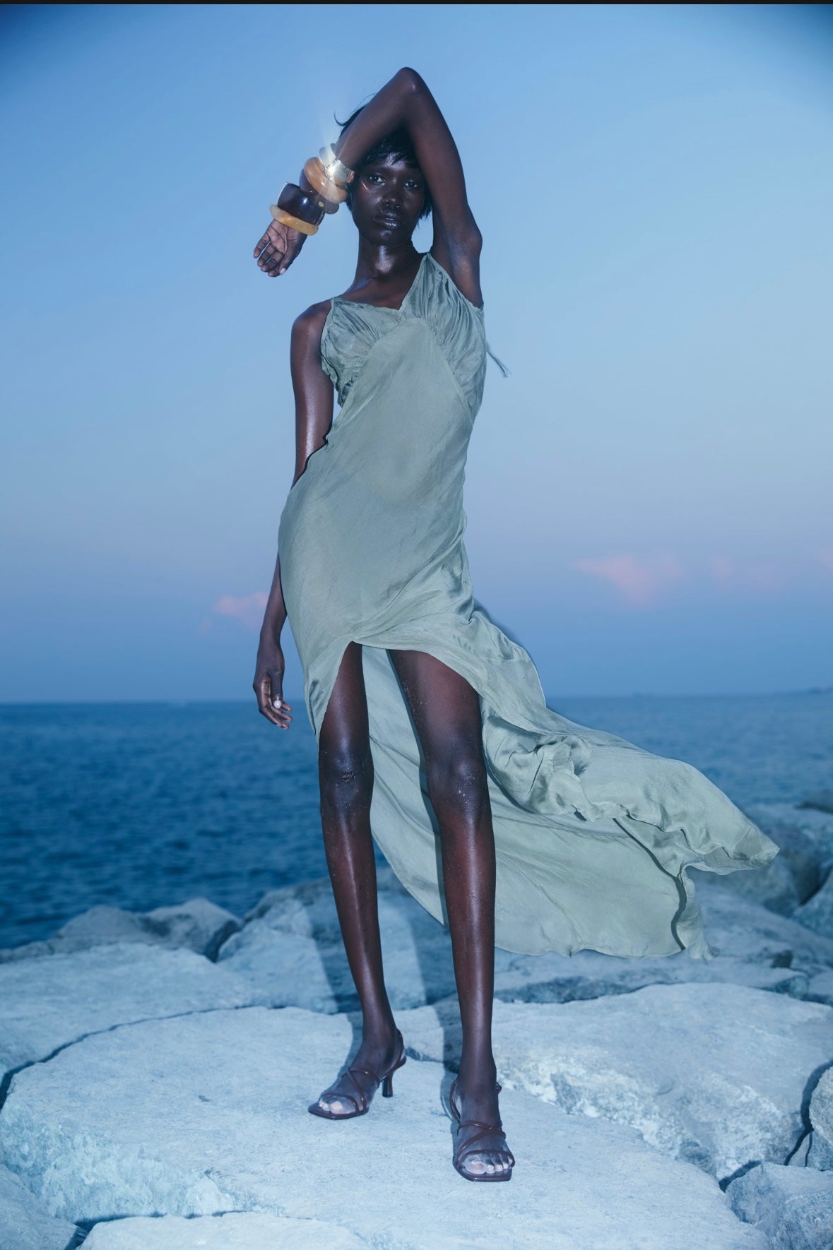Sage dress