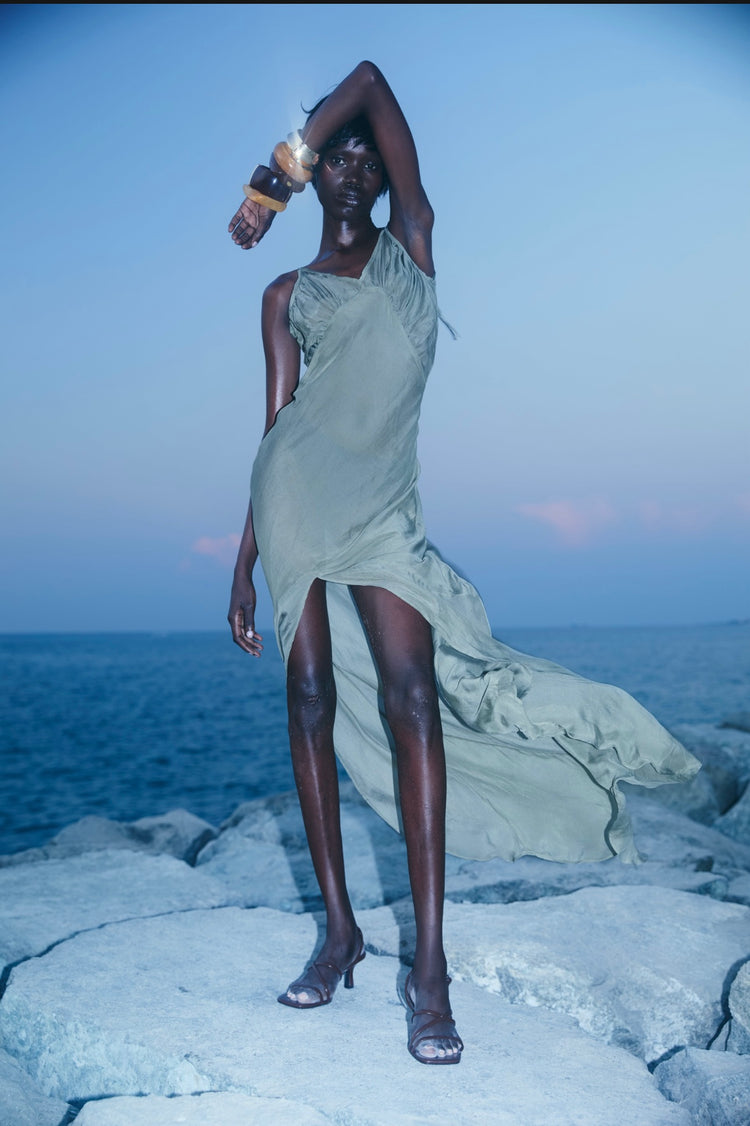 Sage dress