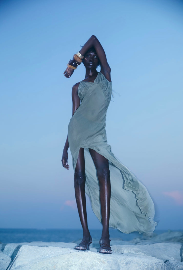 Sage dress